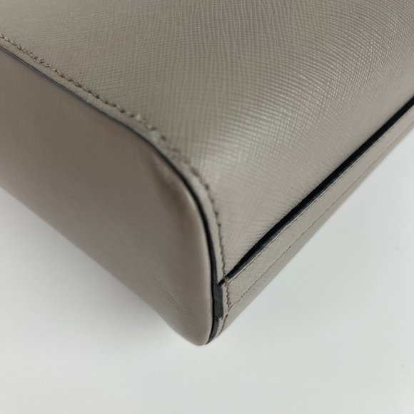 Prada Small Saffiano Gray Leather Tote - Authenticity Certified - Picture 11 of 13